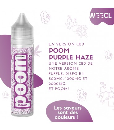 WEECL - POOM - Purple Haze CBD 50ml